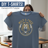 Crafting Custom HTV T-Shirts with Canva