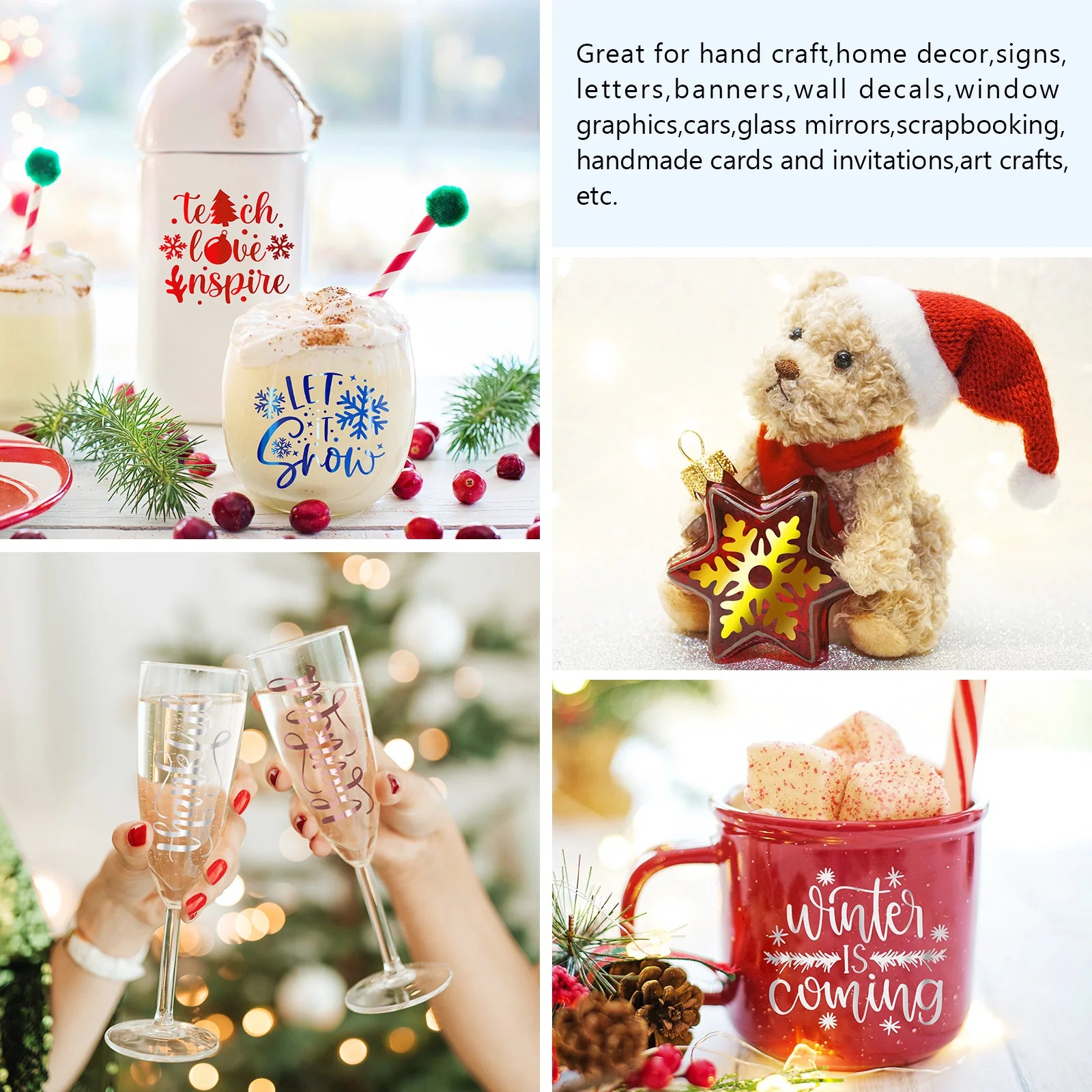 TeckWrap Mirror Chrome Adhesive Vinyl -  Cool Blue | Elevate Your Crafts with Lustrous Brilliance TeckWrap Mirror Chrome Adhesive Vinyl -  Cool Blue | Elevate Your Crafts with Lustrous Brilliance