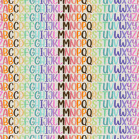 Back to School - Alphabet Print Adhesive Vinyl