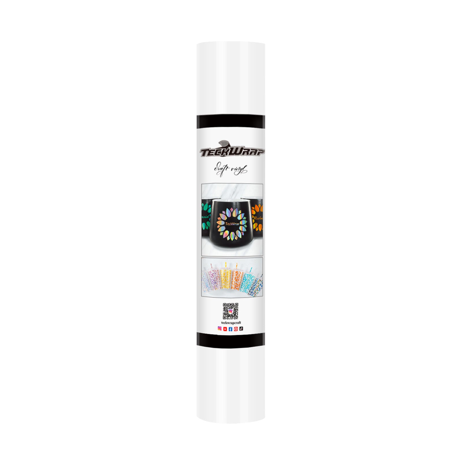 TeckWrap Glossy Adhesive Vinyl - Coconut White | Ideal for Art Projects, Decals, and More! TeckWrap Glossy Adhesive Vinyl - Coconut White | Ideal for Art Projects, Decals, and More!
