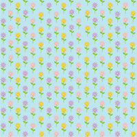 Easter Flowers Adhesive Vinyl #2