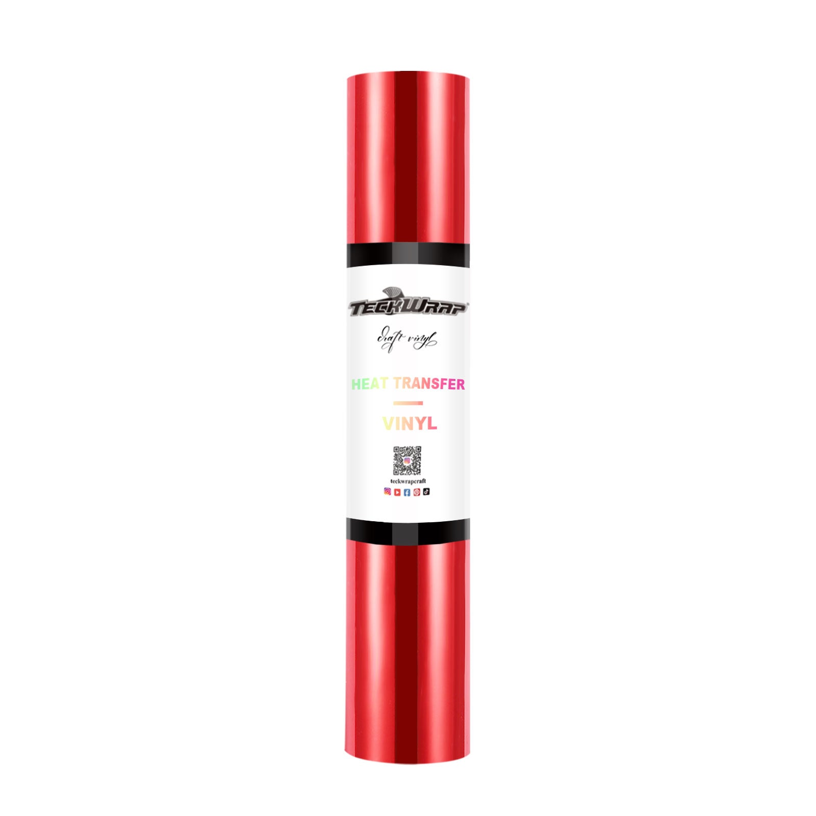 Teckwrap Metallic Chrome HTV- Flame Red | Durable, Easy-to-Use, and Multi-Purpose! Teckwrap Metallic Chrome HTV- Flame Red | Durable, Easy-to-Use, and Multi-Purpose!