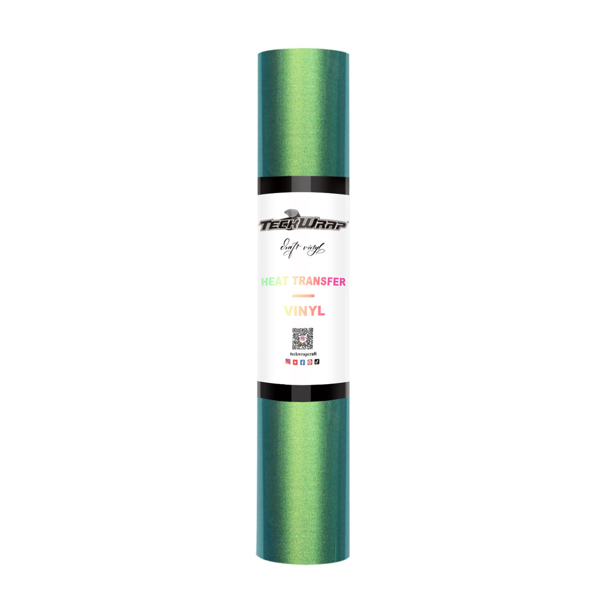 Teckwrap Chameleon HTV - Gold Charm Green | Color-Shifting HTV for DIY Fashion