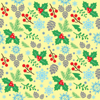 Craft HTV Holly Berries - Christmas Pattern 1