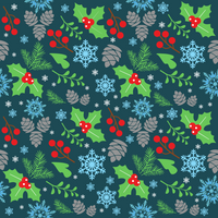Craft HTV Holly Berries - Christmas Pattern 3