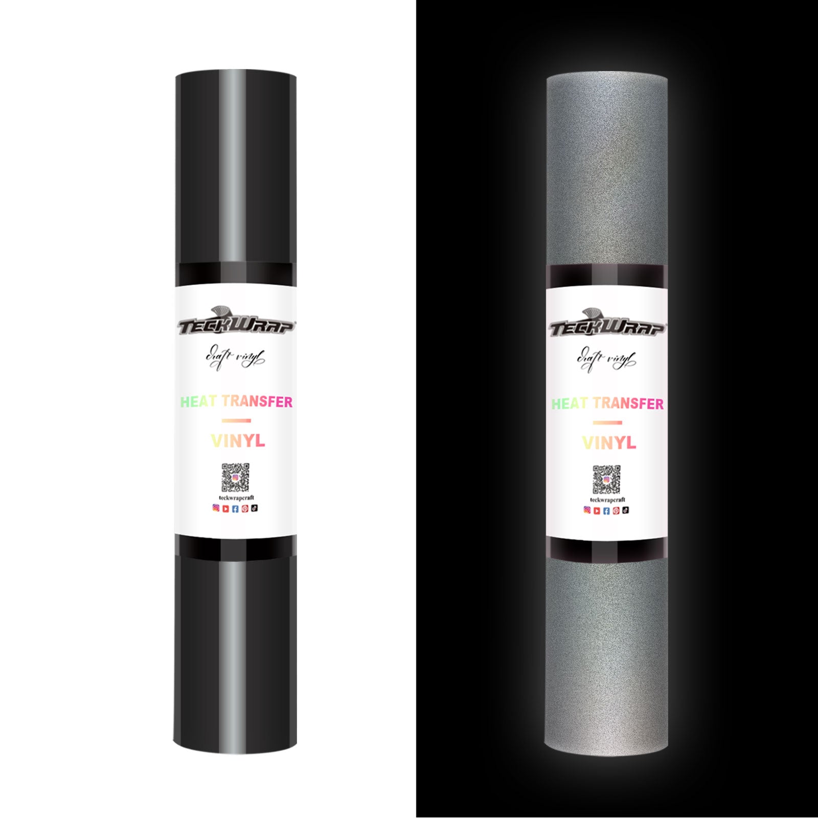 Teckwrap Reflective HTV- Ink Black | Fashionable & Durable HTV for T-Shirts & Costumes Teckwrap Reflective HTV- Ink Black | Fashionable & Durable HTV for T-Shirts & Costumes