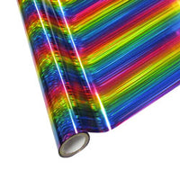StarCraft Electra Foil - 12" x 25ft Rainbow Lines