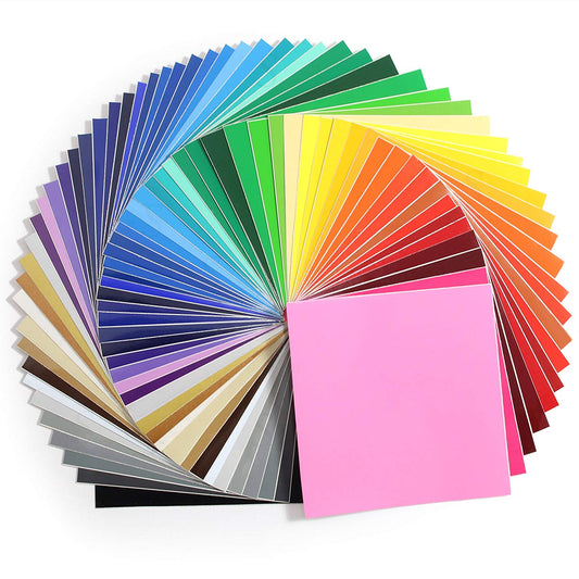 Oracal 631 Removable adhesive Vinyl Starter package - 67 colors     12" x 12" sheets