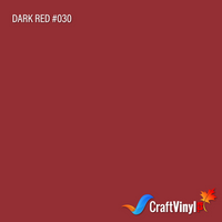 Oracal 651 Glossy Dark Red #030