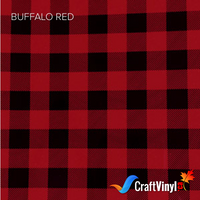 Craft HTV Buffalo Red