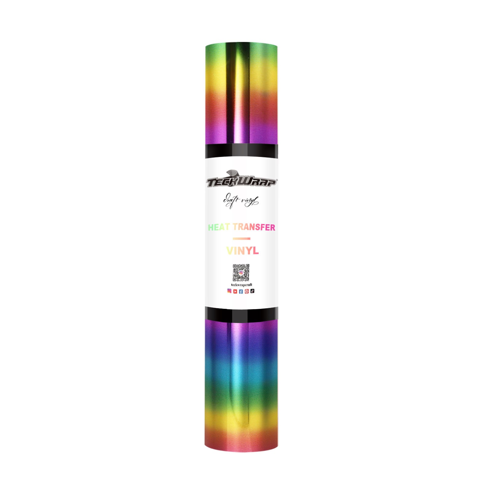 Teckwrap Metallic Chrome HTV- Rainbow Stripes | Durable, Easy-to-Use, and Multi-Purpose! Teckwrap Metallic Chrome HTV- Rainbow Stripes | Durable, Easy-to-Use, and Multi-Purpose!