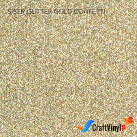 Siser Glitter Gold Confetti