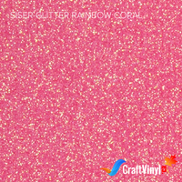 Siser Glitter Rainbow Coral