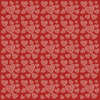 Red Hearts Adhesive Vinyl