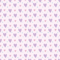 Valentines Hearts Purple Adhesive Vinyl #2
