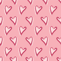 Valentines Hearts Border Adhesive Vinyl #1