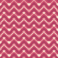 Valentines Zigzag Hearts Adhesive Vinyl