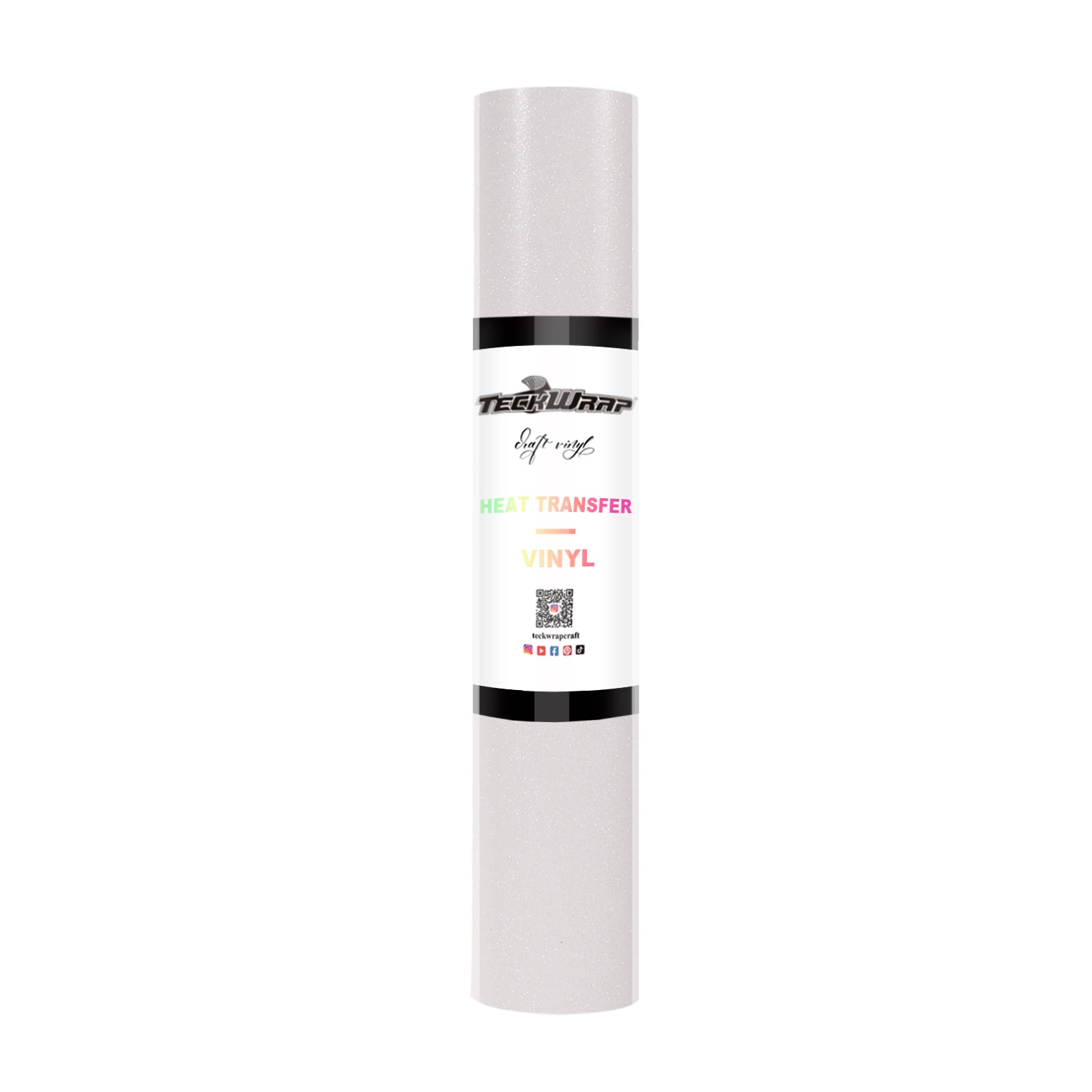 Teckwrap Glitter Heat Transfer Vinyl - White | Durable & Sparkling Designs for Tees, Hoodies, Hats, and More! Teckwrap Glitter Heat Transfer Vinyl - White | Durable & Sparkling Designs for Tees, Hoodies, Hats, and More!