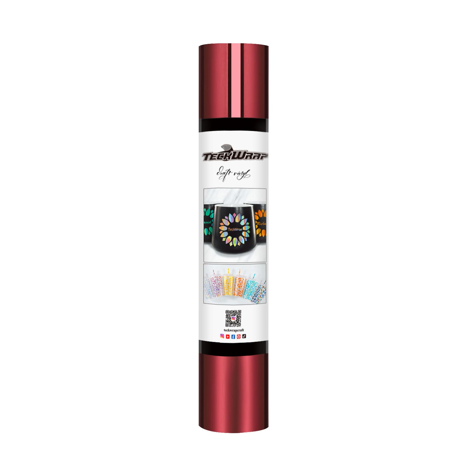 TeckWrap Bubble Free Mirror Chrome Adhesive Vinyl - Wine Red | Lustrous & Bubble-Free TeckWrap Bubble Free Mirror Chrome Adhesive Vinyl - Wine Red | Lustrous & Bubble-Free