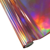 StarCraft Electra Foil - 12" x 25ft Pink Holographic Rainbow