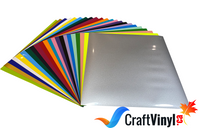 Craft HTV Package 30 Colors 12" x 10" Sheets