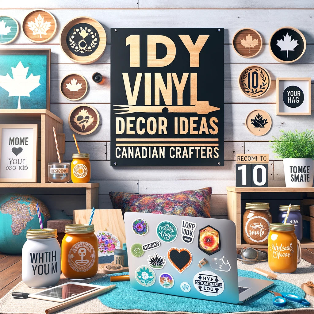 10 DIY Vinyl Decor Ideas for Canadian Crafters