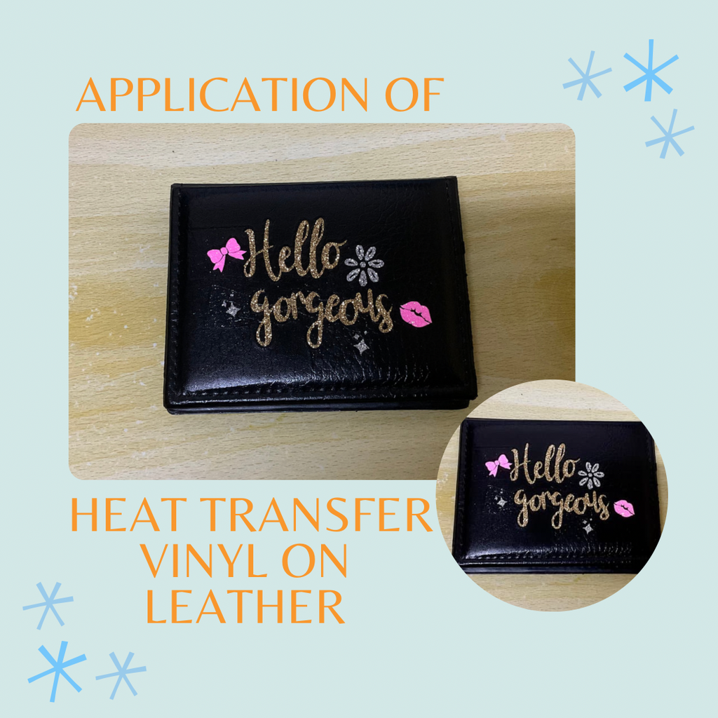 Heat Transfer Vinyl on Leather