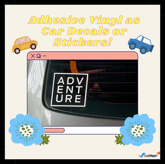 Adhesive vinyl Car Decals