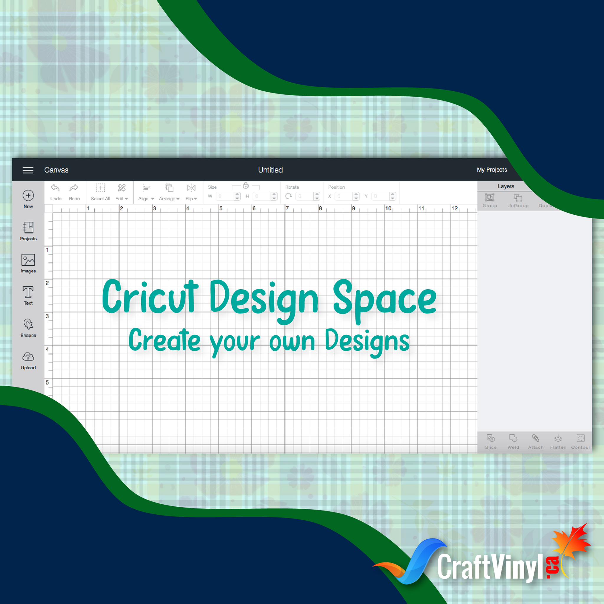 Creat Seme Design CRICUT DESIGN SPACE: CREATE YOUR OWN DESIGNS - Craft Vinyl