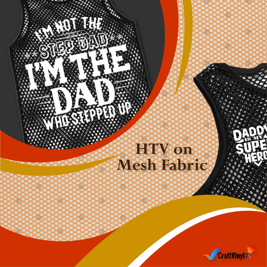 HTV on mesh fabric