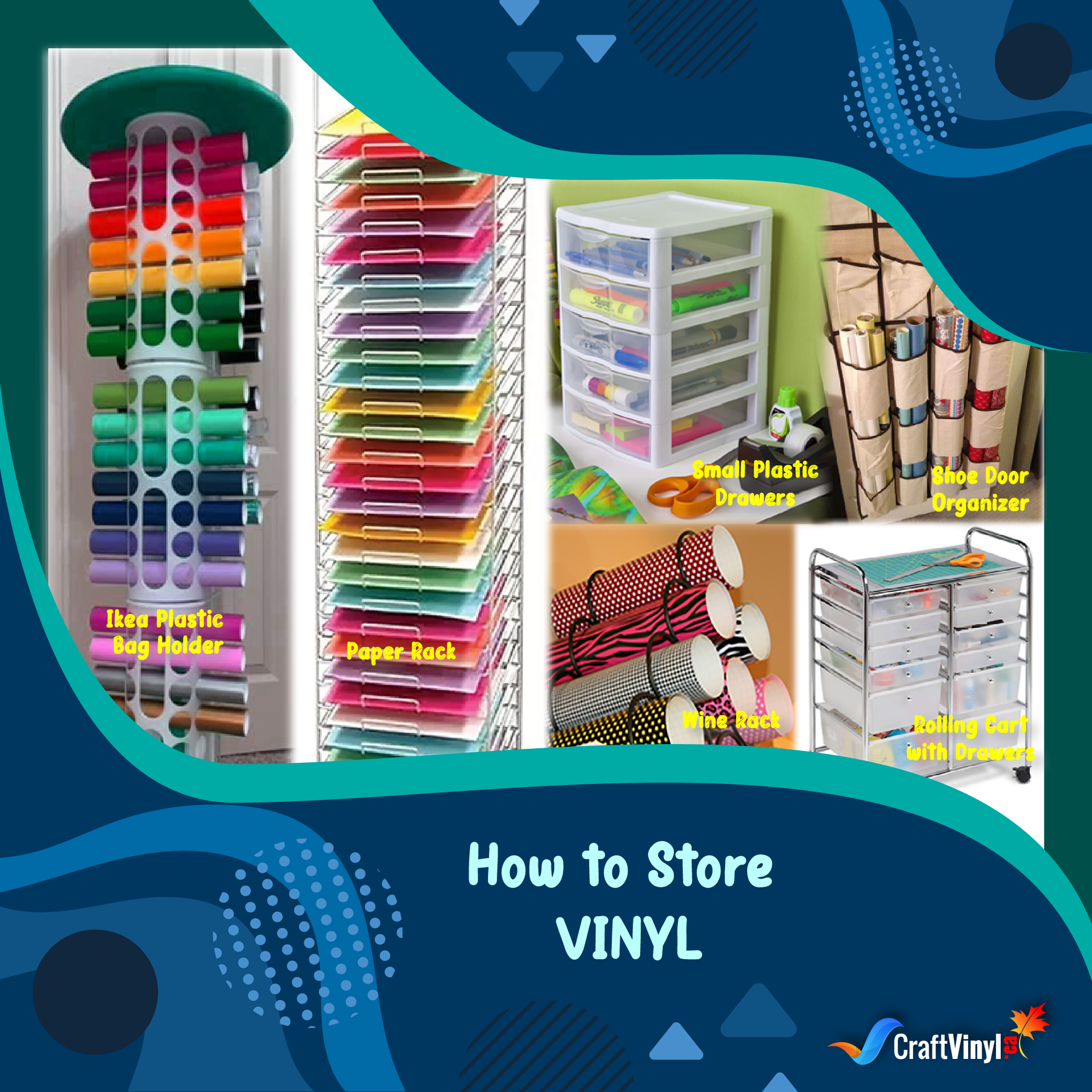 How to store your vinyl rolls - Sytech Supplies