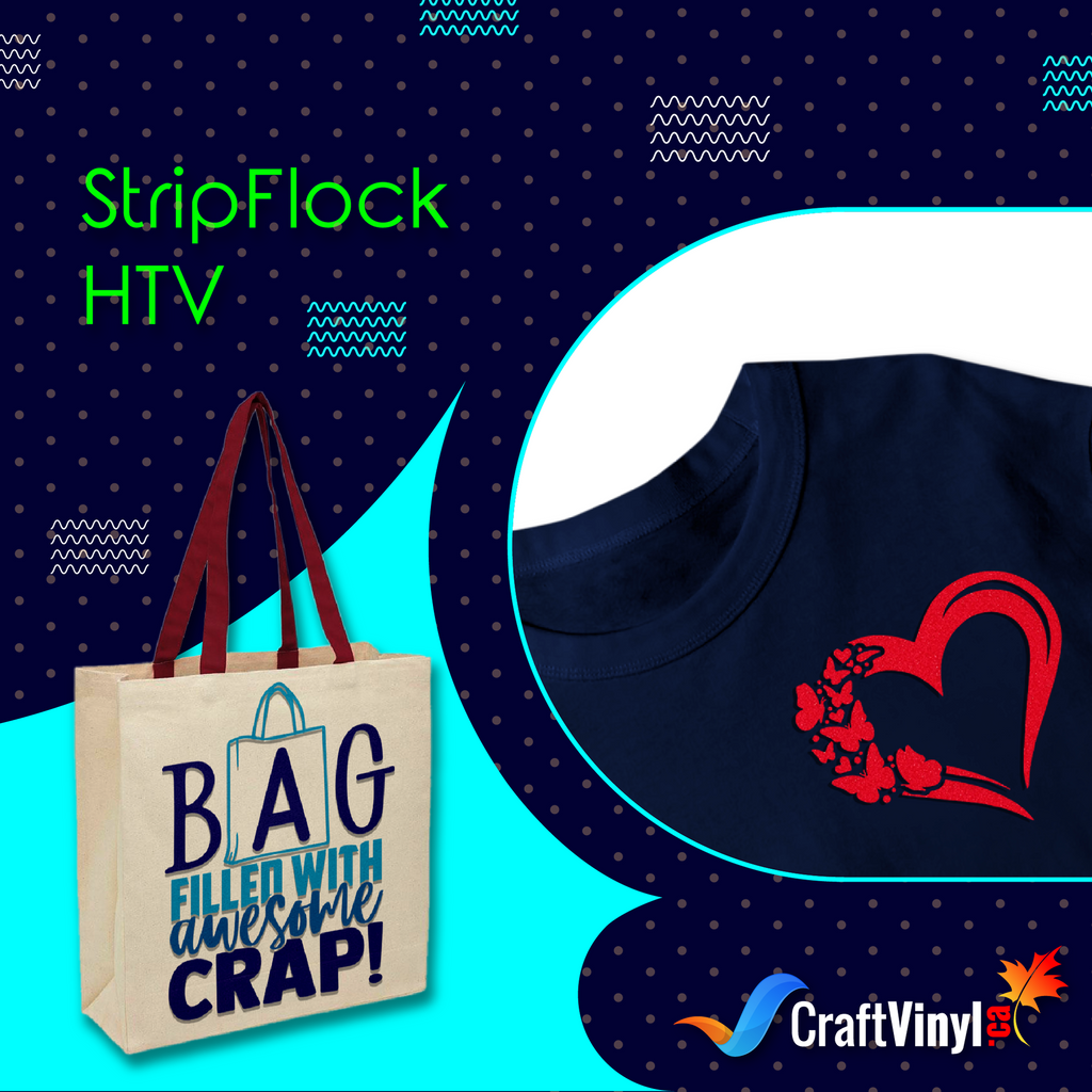 Strip Flock HTV- Enrich Your Style! - Craft Vinyl