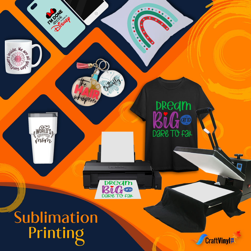 How to Do Sublimation on Clear HTV Vinyl for 100% Cotton or Dark T