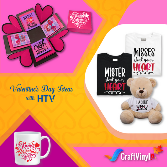 Valentine's Day Gift Ideas with HTV