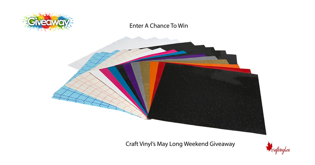 Craft Vinyl HTV and Glitter Giveaway