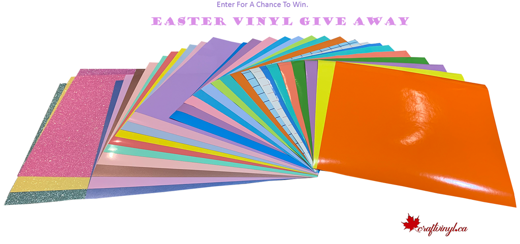 Craft Vinyl's Oracal and Siser Easter Vinyl Giveaway
