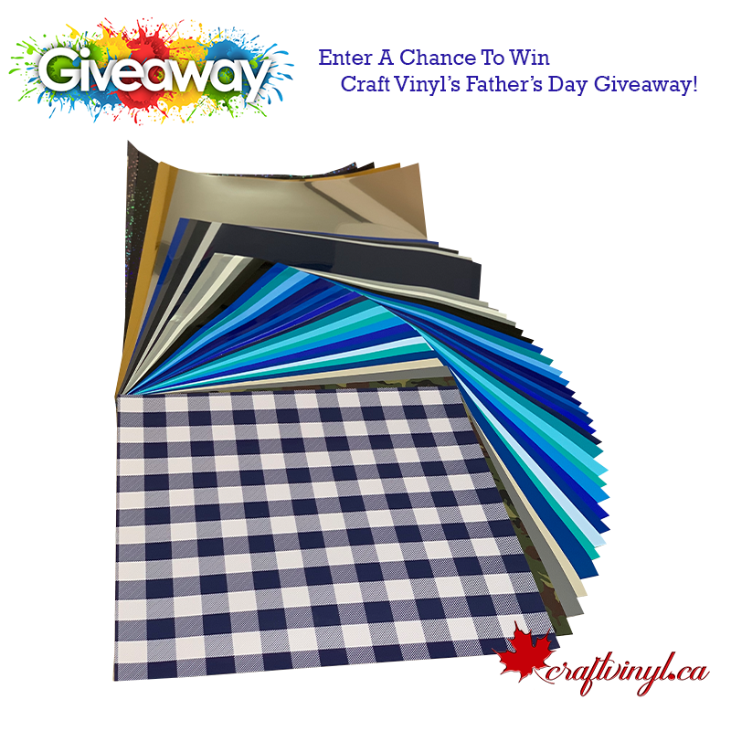 Craft Vinyl's  Heat Transfer and Adhesive Vinyl Giveaway