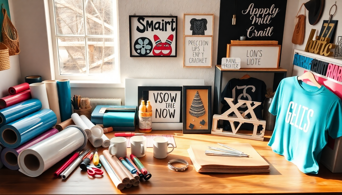 Why Vinyl Crafts Are Great for Gift Businesses / Small Etsy Shops (and How to Start)