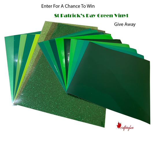 Craft Vinyl's St Patrick's Vinyl Colours Give Away