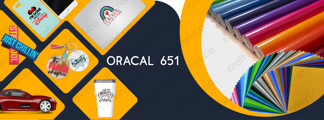 Oracal 651 Vinyl 12" x 5Foot Rolls