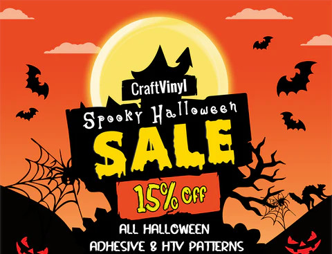 Heat Transfer Vinyl and Adhesive Vinyl Halloween Patterns
