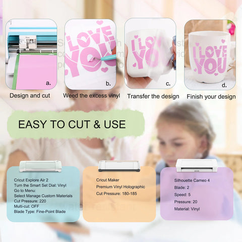 TeckWrap Glossy Adhesive Vinyl - Baby Blue | Ideal for Art Projects, Decals, and More!