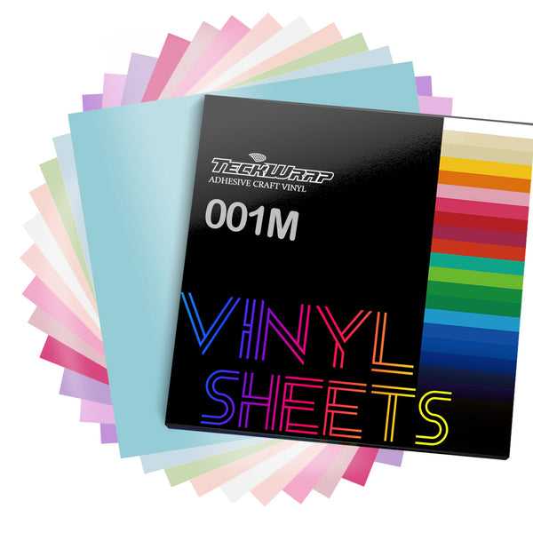 iVyne 20 pcs Multicolor Permanent Adhesive Vinyl for Cricut