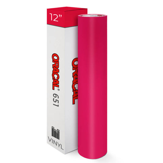 Oracal 651 Glossy Pink Vinyl #041 sheets and rolls