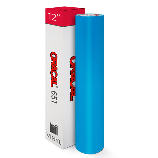 Oracal 651 Glossy Ice Blue Vinyl #056 sheets and rolls