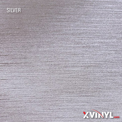 XVinyl Premium Brushed Metal HTV - Ideal for Cotton, Polyester, Blends