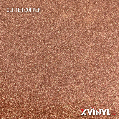 XVinyl Premium Glitter Heat Transfer Vinyl - High Quality Sparkling HTV Sheets