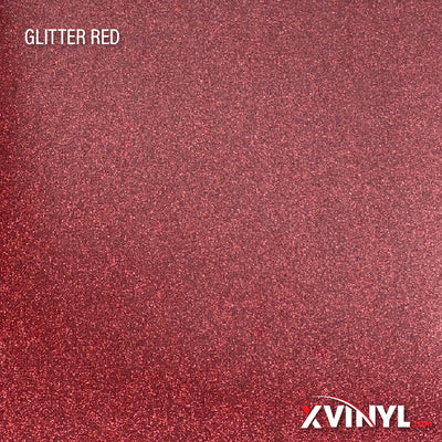 XVinyl Premium Glitter Heat Transfer Vinyl - High Quality Sparkling HTV Sheets