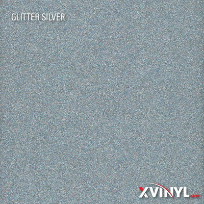 XVinyl Premium Glitter Heat Transfer Vinyl - High Quality Sparkling HTV Sheets