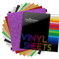 TeckWrap Glitter HTV Sheets Pack (11 PCS)